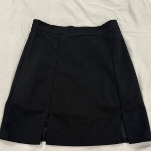 Elegant Black Women's Skirt With Slits